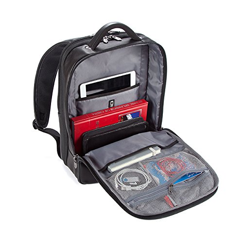 Falcon 10.1 inch & 15.6 Inch Colombian Leather Backpack for Tablet/Laptop, Padded Straps and Back Panel - Image 2