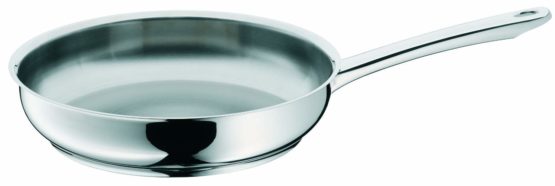WMF Frying Pan Uncoated Ø 20 cm Made in Germany Pouring Rim Stainless Steel Handle Cromargan® Stainless Steel Suitable for Induction Dishwasher-Safe - Image 2