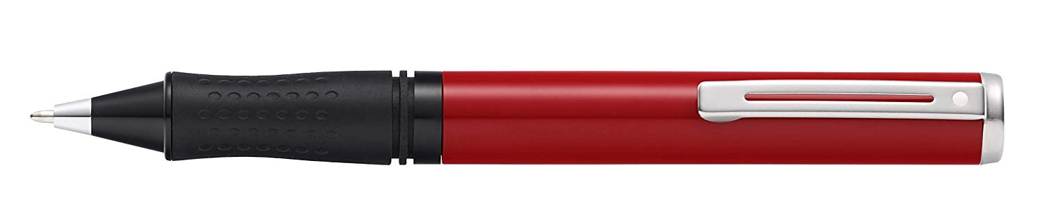 Sheaffer Pop Ballpoint Pen Red Chrome Trim