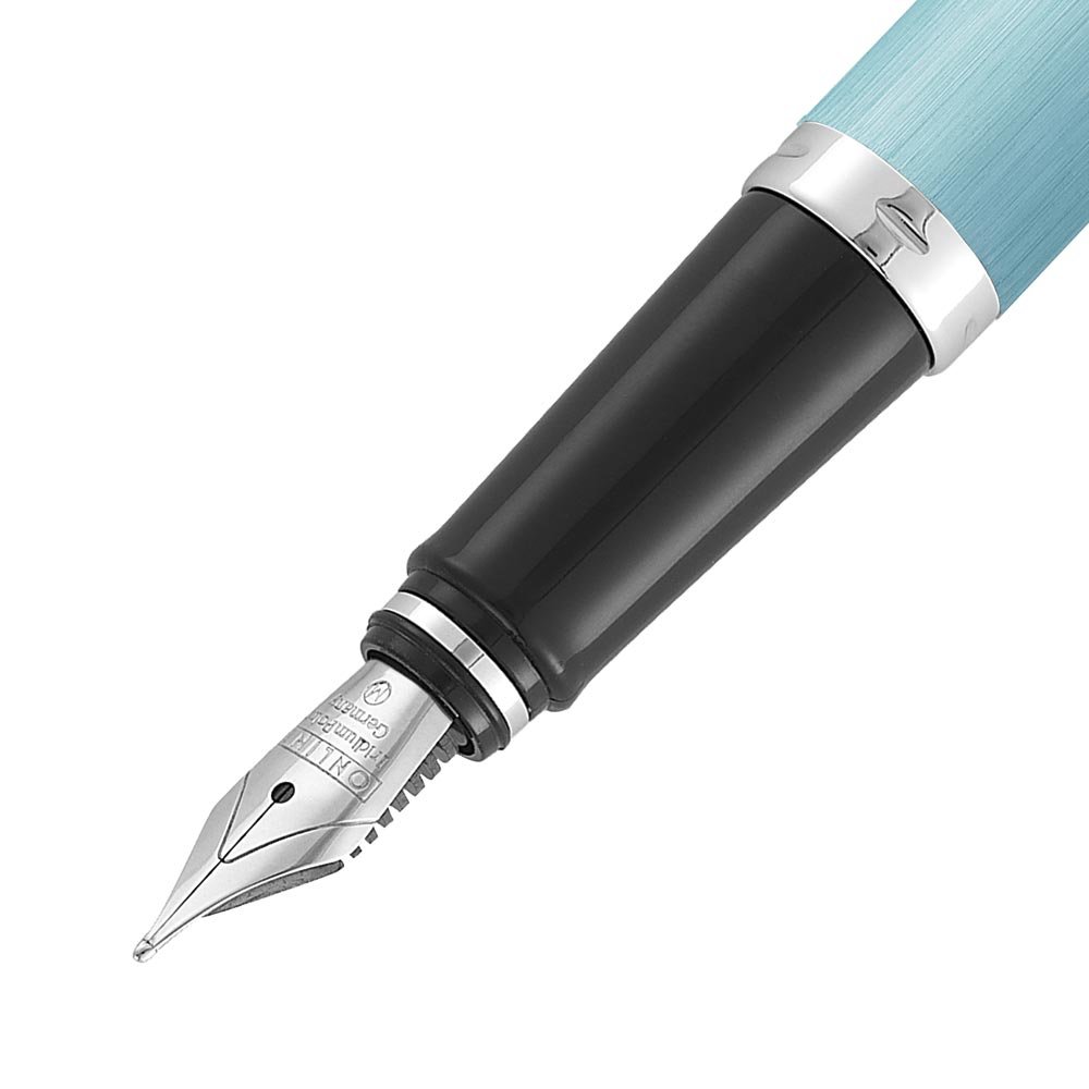 Online Fountain Pen Vision Turquoise, made of aluminum, Iridium nib medium - Image 3