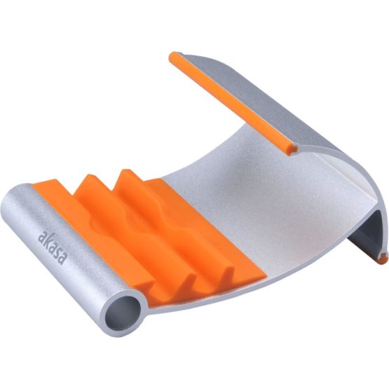 Akasa Leo | Tablet Stand | Aluminium | Anti-slip | Scratch Protection | Orange | AK-NC054-OR