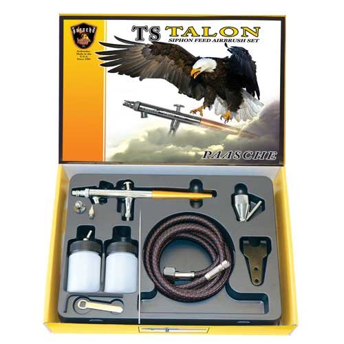 Paasche Airbrush Precise and Versatile, Can Spraying Water or Solvent-Based Paints for Hobbies Crafts, T-Shirts, Automotive