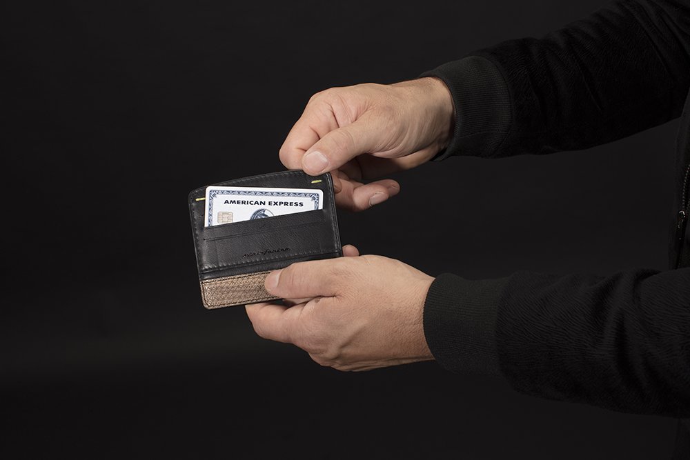 Pininfarina Folio Credit Card Holder, 10 cm, Walnut - Image 2