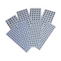 Creation Station CT1395 10 mm (240) and 15 mm (350) on Sheets New Peel and Stick Wiggle Eyes, Pack of 590, Black