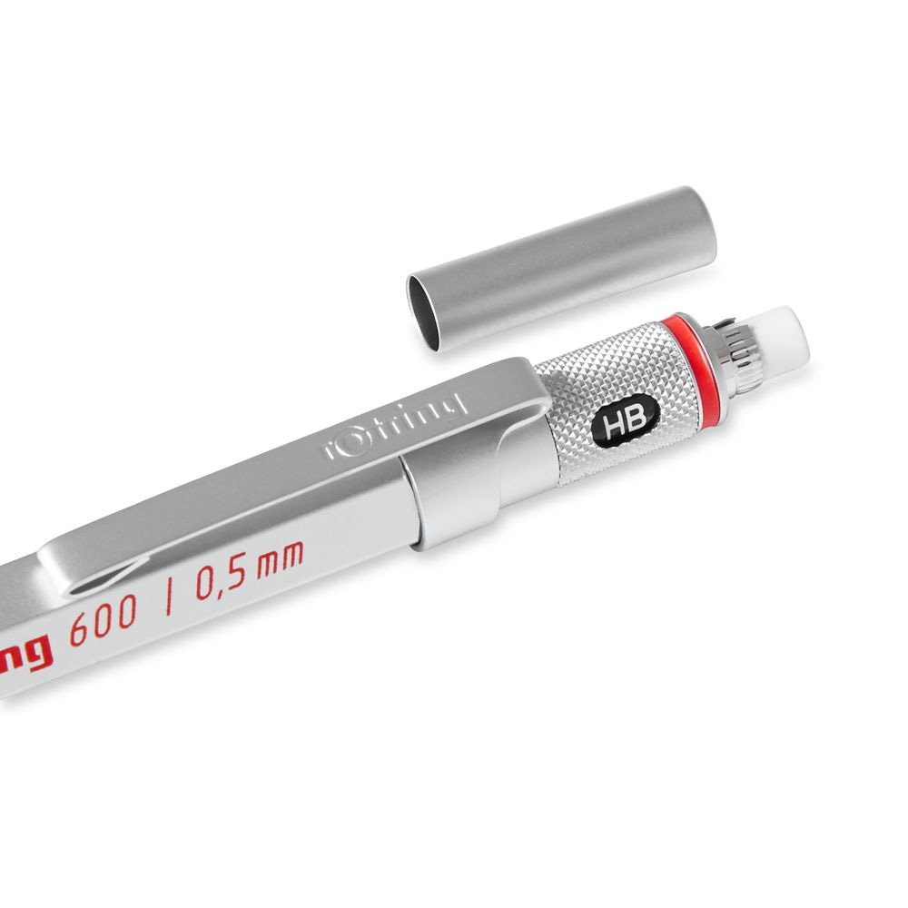 rOtring 600 Mechanical Pencil, 0.5 mm, Silver (1852321) BigaMart