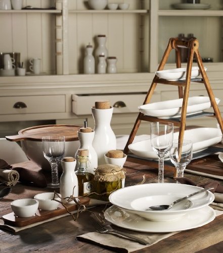 Villeroy & Boch - Artesano Original Etagere, Three-Tier Etagere Made of Natural Materials with Removable platters, Hand wash, 4 Part - Image 3
