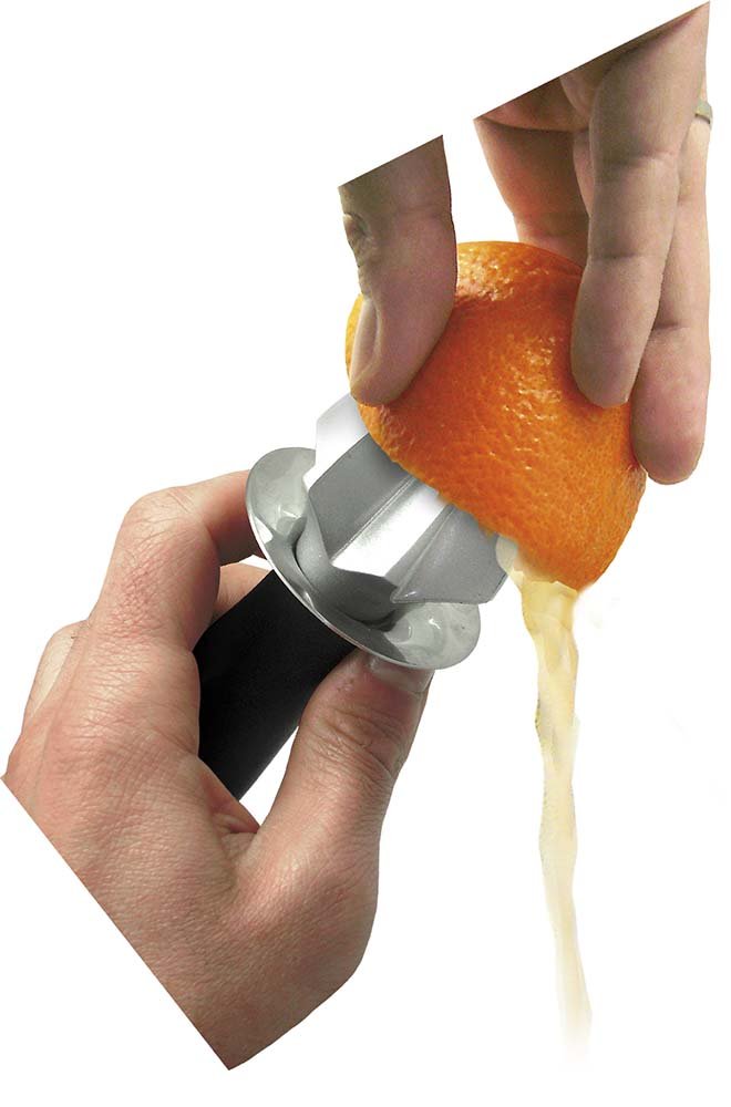 Vin Bouquet FIK 012 Juicer in rubber & stainless steel, Black, 21 x 7 x 6.5 cm - Image 2