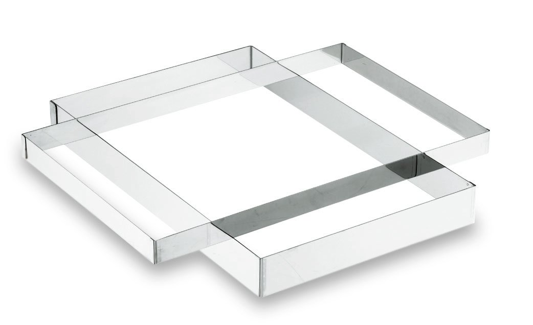 Lacor-68041-RECTANGULAR Frame 30x40x5 CM.- STNLS, Silver