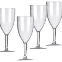 Vango Acrylic Wine Glasses x 4 Stylish Acrylic Glasses