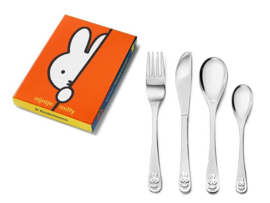 Zilverstad MF2940 Children's cutlery 4-pcs miffy, Silver, 2.6 x 15.6 x 21.6 cm - Image 2