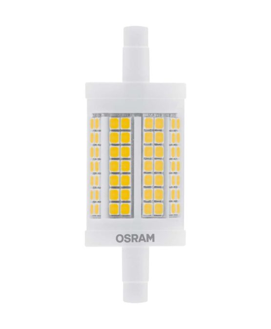 OSRAM LED SUPERSTAR LINE R7s DIM / LED tube: R7s, Dimmable, 11.50 W, 100 W for, Warm White, 2700 K, / / pack of 9