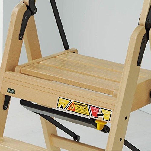 4 Rung Steps Foppapedretti Lascala 4 Rung Step Ladder natural - BigaMart