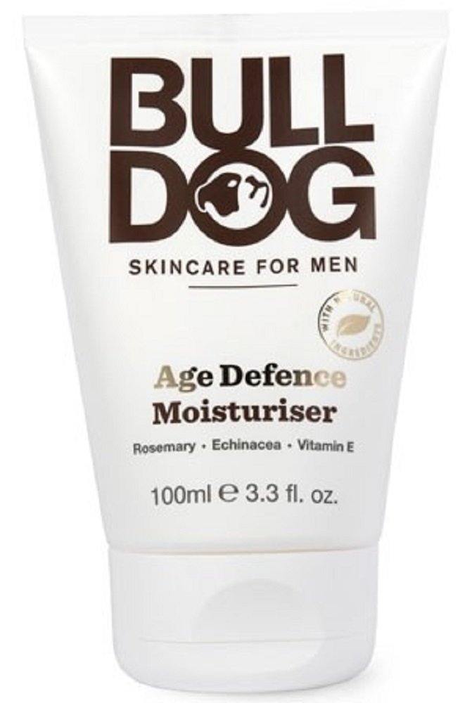 Bulldog Skincare Age Defence Face Moisturiser, Daily Moisturiser for Men to Help Combat Signs of Ageing 100ml