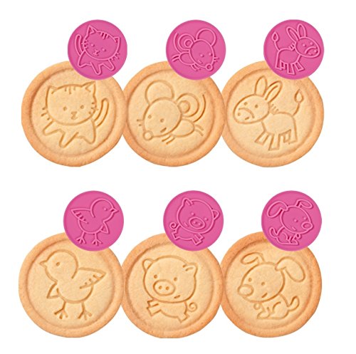 Tescoma Cookie Stamp, 6 Little Animals Delicia, Assorted, 9.7 x 9.7 x 14.7 cm, 9.6999999999999993 x 9.6999999999999993 x 14.7 cm - Image 2