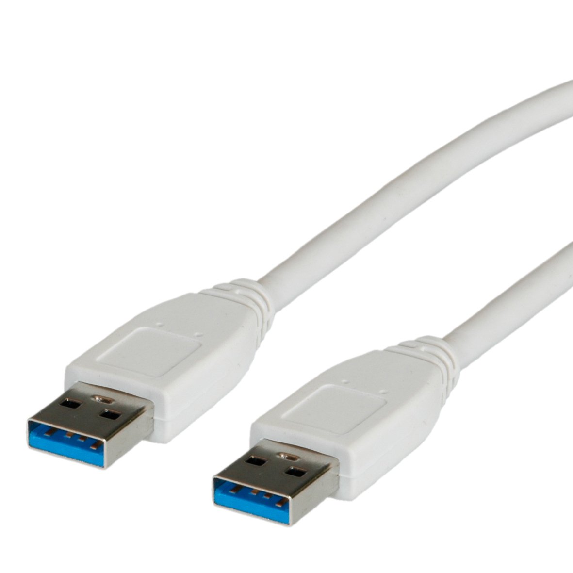 Value 3m Type A-A USB 3.0 Cable, White, 3 m