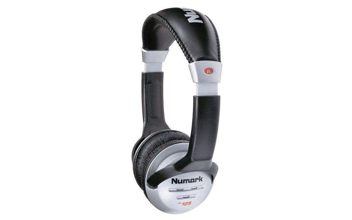 Numark HF125 Compact Recording and Monitoring DJ Headphones with 6ft Cable - Image 2