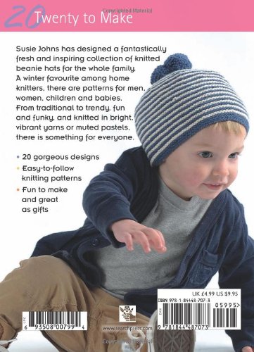 20 to Knit: Knitted Beanies (Twenty to Make), Transparent, 15.5 x 0.3 x 21.5 cm - Image 2