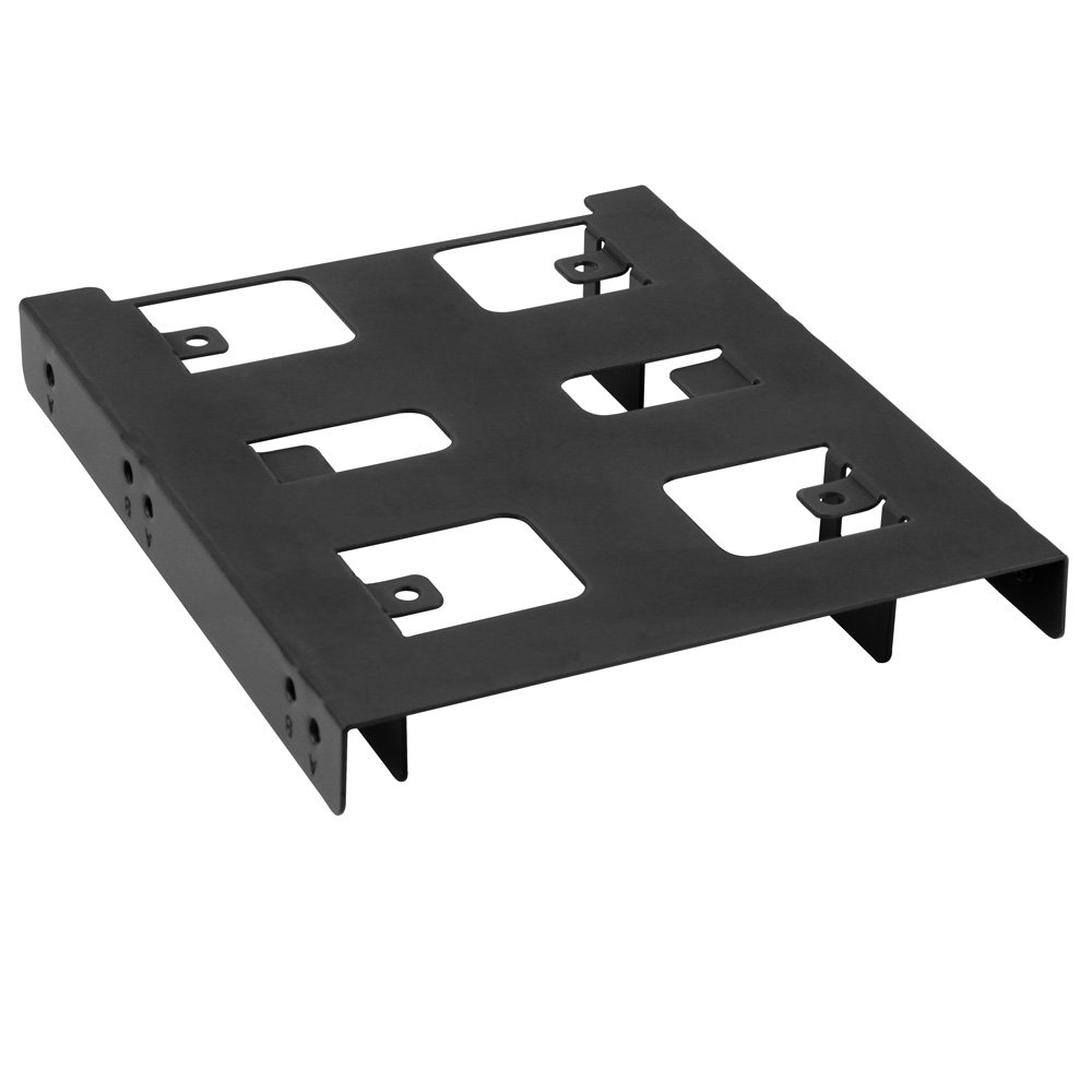 Sharkoon SSD Installation Frame/Chassis 8.9 cm Bay Extension for up to 2 SSDs black - Image 2