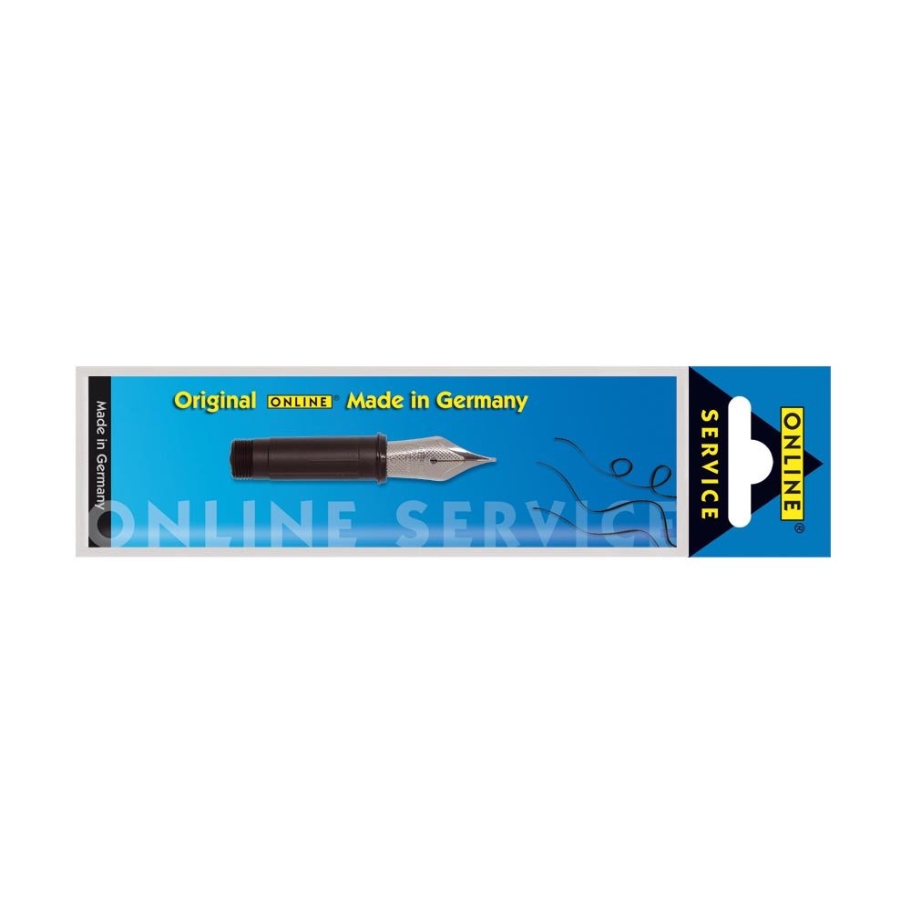 Online Piccolo and Vision 40076/3 Nib Unit Module for Fountain Pen Nib Type F Two Colours, Black - Image 2