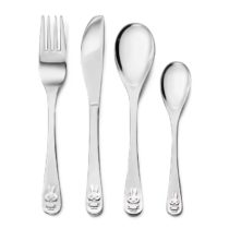 Zilverstad MF2940 Children's cutlery 4-pcs miffy, Silver, 2.6 x 15.6 x 21.6 cm