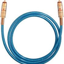 OEHLBACH NF 113 Digital Interconnect, Coaxial design with 75Ohms impedance. Award winning cable. 1x1m. Colour: blue. STAR RATING : 3.