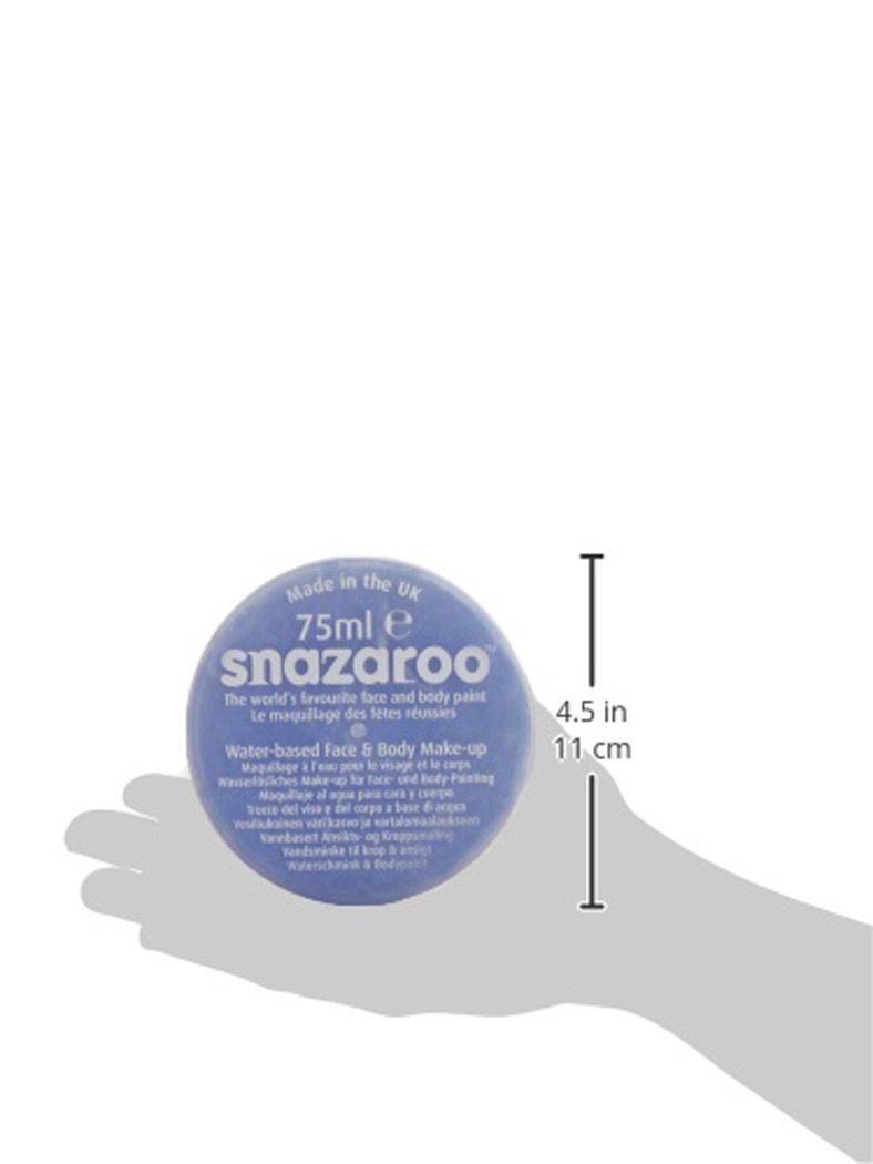 Snazaroo Classic Face and Body Paint for Kids and Adults Sky Blue Colour, Water Based, Easily Washable, Non-Toxic, Makeup - Image 3