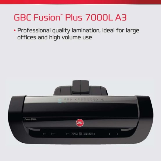 GBC 4402133 A3 Fusion 7000L Large Office Laminator, Black - Image 2