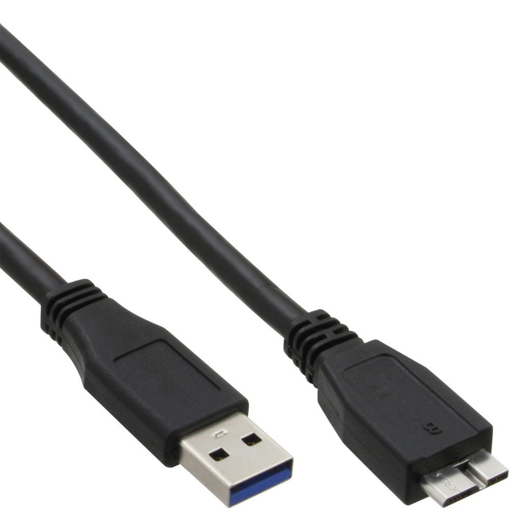 InLine USB 3.0 Cable A to Micro B 0.5 m Black 1 Stck, 1 Stück