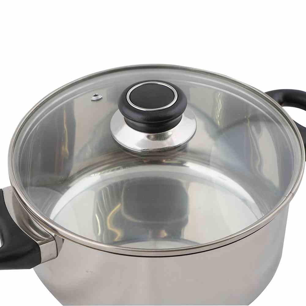 KRÜGER Karl Kruger Denver Stainless Steel Series Casserole Pot, 2.5 l, Silver, 30 x 20 x 30 cm - Image 2