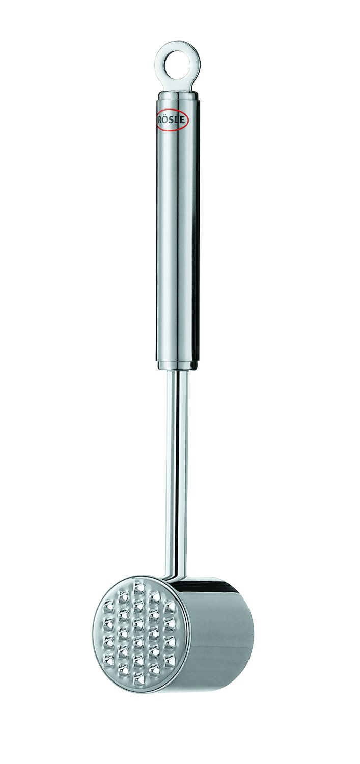 Rösle Meat Tenderizer, Stainless Steel, Silver, Round - Image 3