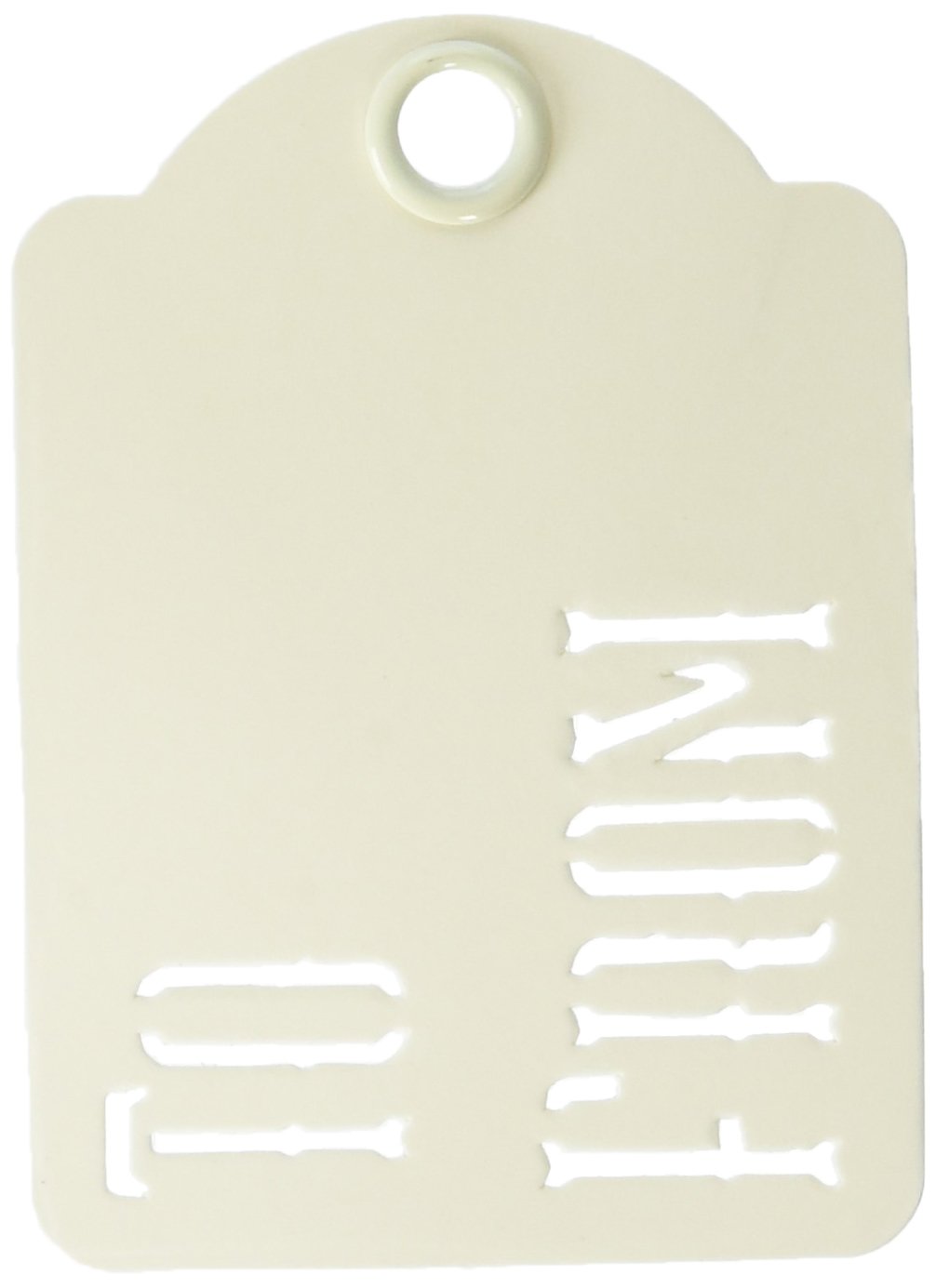 Graphic 45 To and From ATC Ivory Tags Ivory, 8.9x6.3x0.2 cm