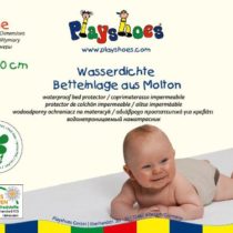 Playshoes 40 x 50cm Molton Mattress Protector Waterproof and Breathable Oeko-Tex Standard 100