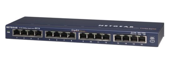 NETGEAR GS116UK 16-Port Gigabit Ethernet Network Switch, Hub, - Desktop and ProSAFE Lifetime Protection - Image 2
