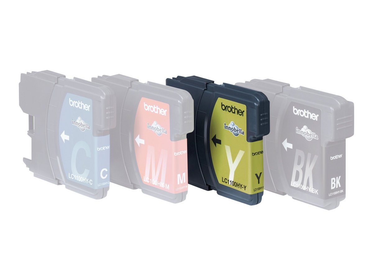 Brother LC1100HYY, High Yield, yellow, original, ink cartridge, for Brother DCP-6690CW, MFC-5890CN, MFC-5895CW, MFC-6490CW - Image 2