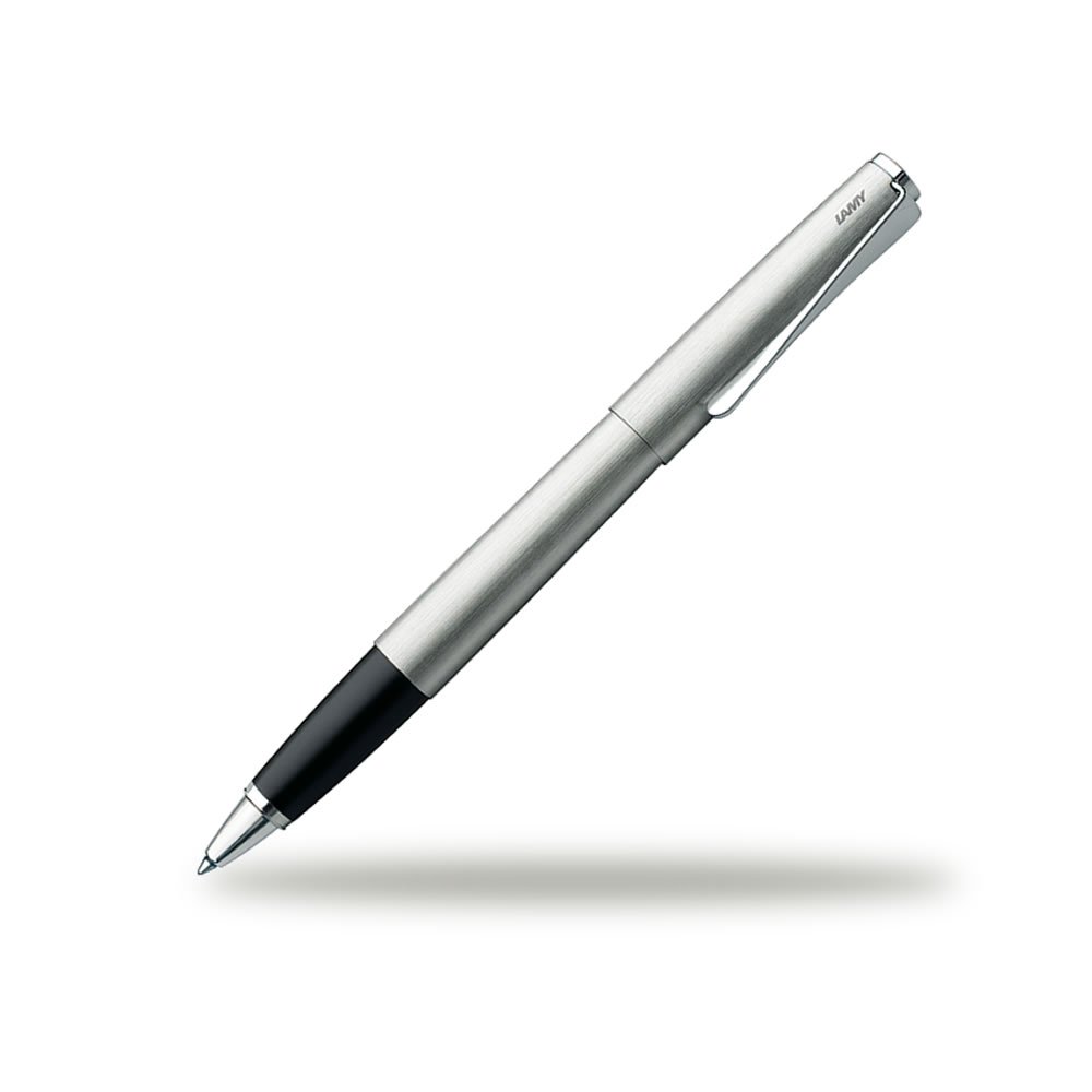 Lamy studio brushed, rollerball pen in elegant metal barrel