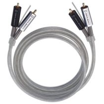 OEHLBACH Master Set SILVER EXPRESS PLUS, Analogue Interconnect, has a separate earth wire for turntables. Award Winning cable. 2x0.5m. Colour: Silver. STAR RATING : 4.