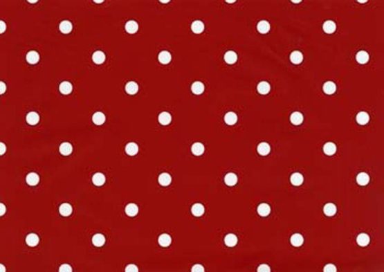 Fablon 45 cm x 2 m Roll Polka Dot, Red
