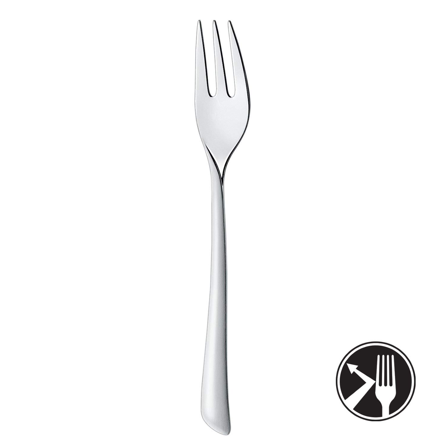 WMF Virginia Cromargan Protect Cake Fork, Silver, 16 x 2 x 1.5 cm