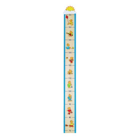Goki 60961 Height Chart Bears Charlie, Multicoloured