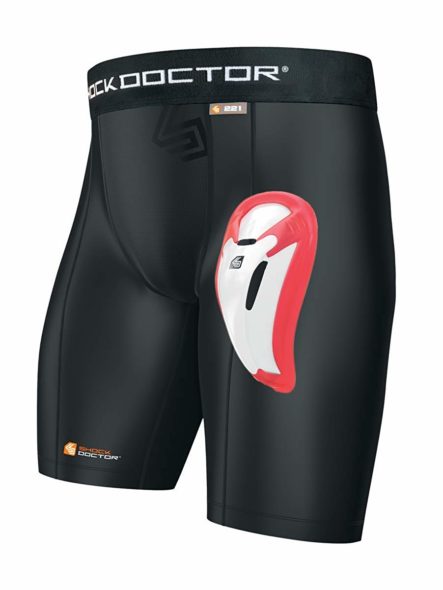 Men's compression shorts hot sale with cup pocket