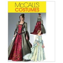 McCall's Patterns M6097 Size AA 6-8-10-12 Misses' Victorian Costume, Pack of 1, White