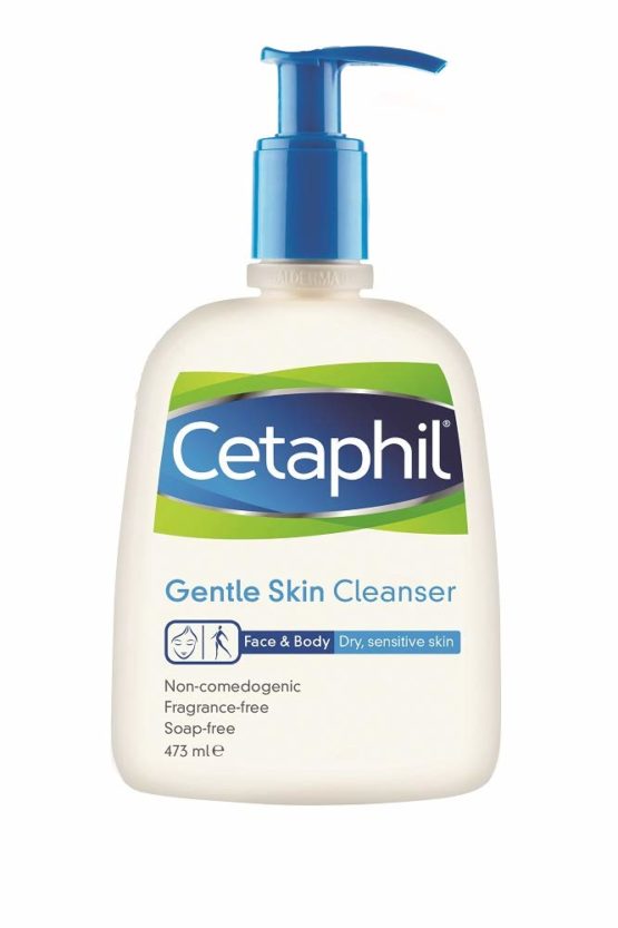 Cetaphil Gentle Skin Cleanser Face and Body Wash, Skin Care, Hydrating for Dry and Sensitive Skin, Non-comedogenic, Dermatologist recommended, 1x 473 ml