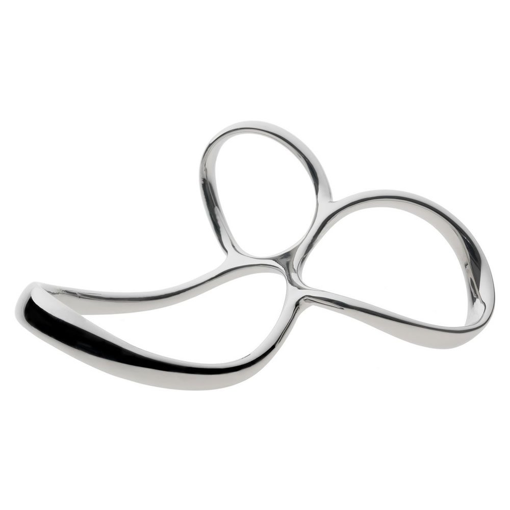Alessi Voile, Silver, 9 cm x 7 cm x 3.5 cm