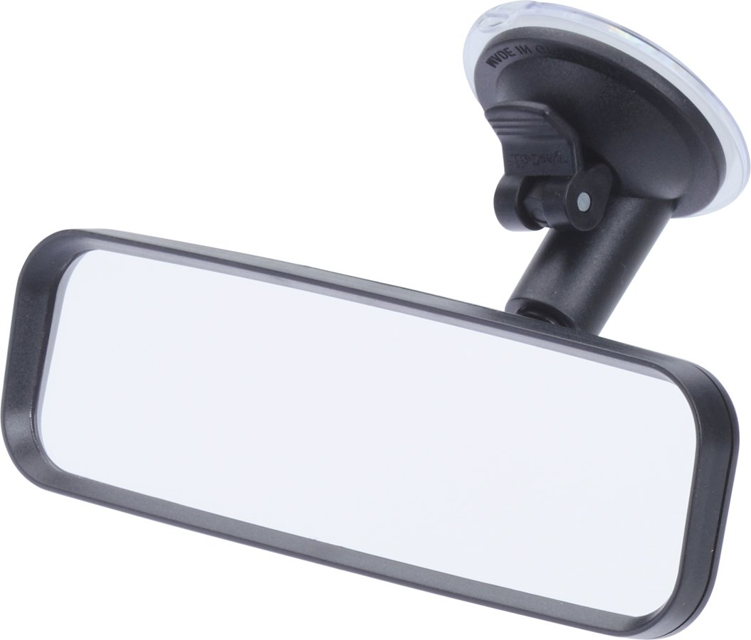 hr-imotion Rear View Mirror with Suction Mount [Designed in Germany, Black, Innenraum - Spiegel - Image 2
