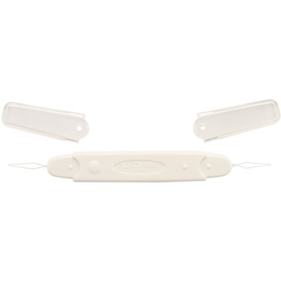 clover Double Needle Threader, White, 15 x 4 x 0.7 - Image 3
