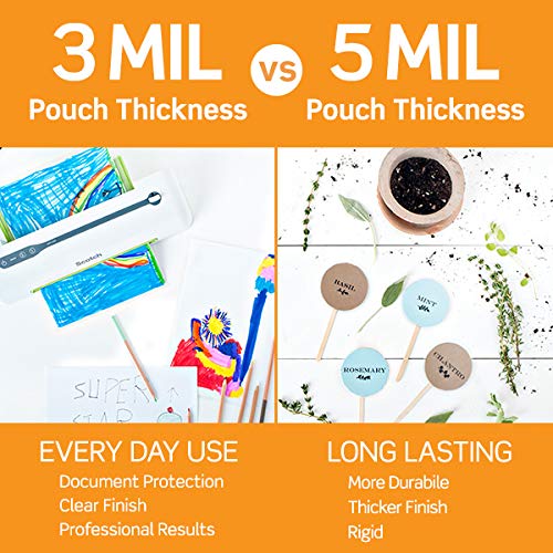 Scotch Letter size thermal laminating pouches, 3 mil, 11 1/2 x 9, 20/pack, Transparent, 20-Pack - Image 2