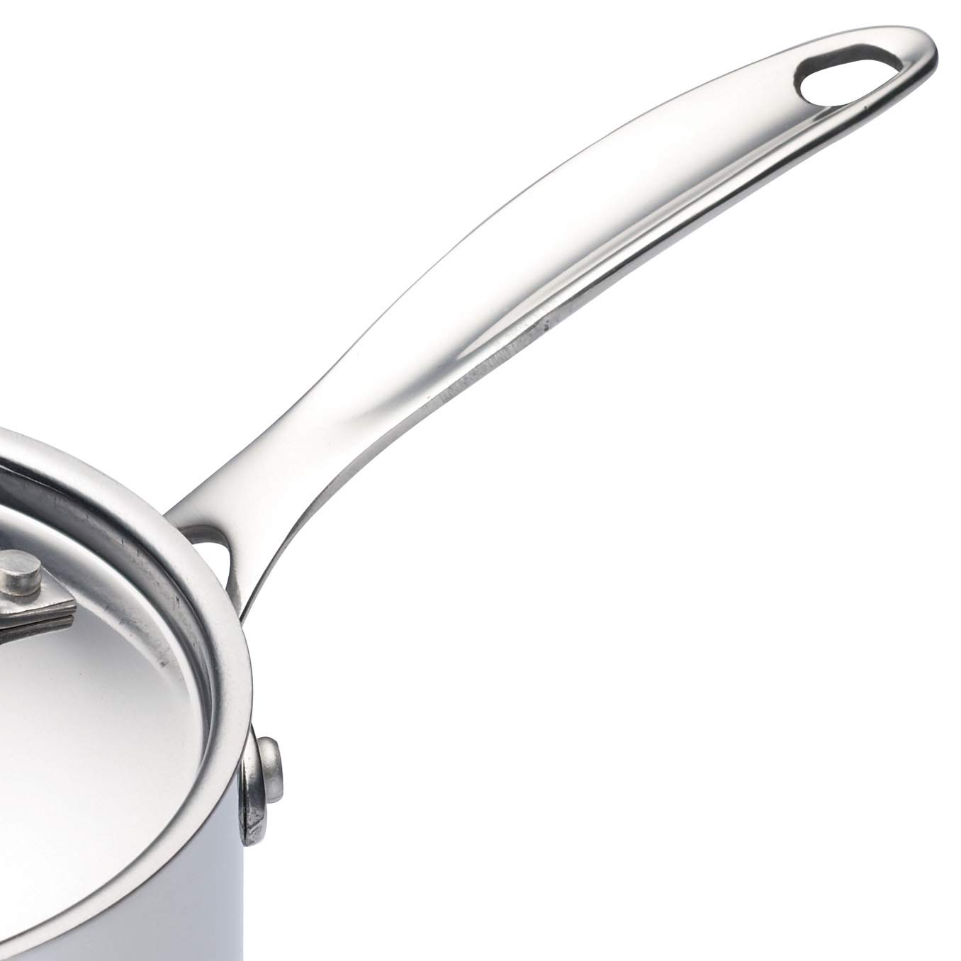 MasterClass Induction-Safe Stainless Steel Mini Saucepan, 8.5 cm (3.5"), Silver, 22ML - Image 3