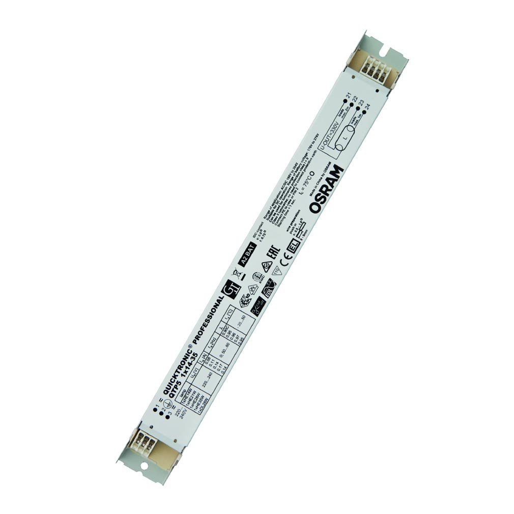 OSRAM Electronic Control Gears (ECG), QUICKTRONIC Professional 5, ECG LL/KLL Non-DIM, QTP5 1X14-35/220-240