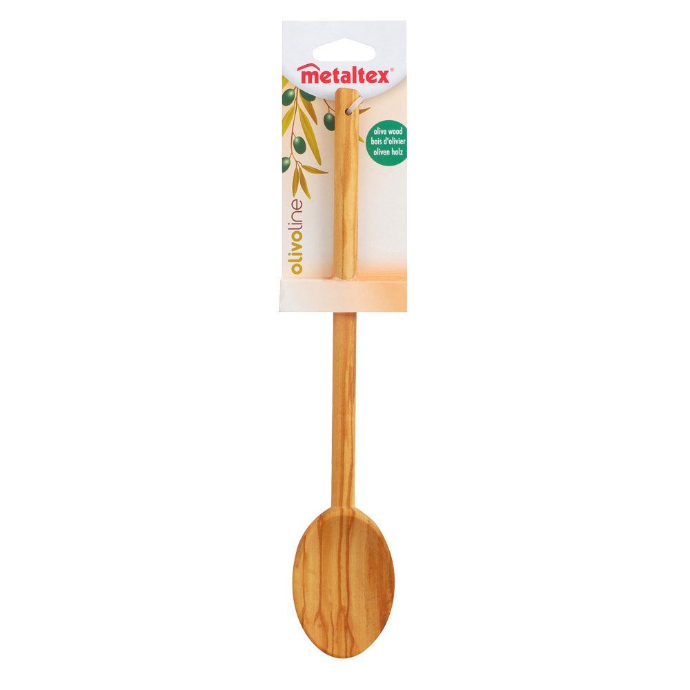 Metaltex 580602010 Cooking Spoon 30 cm Olive Wood, Brown - Image 2