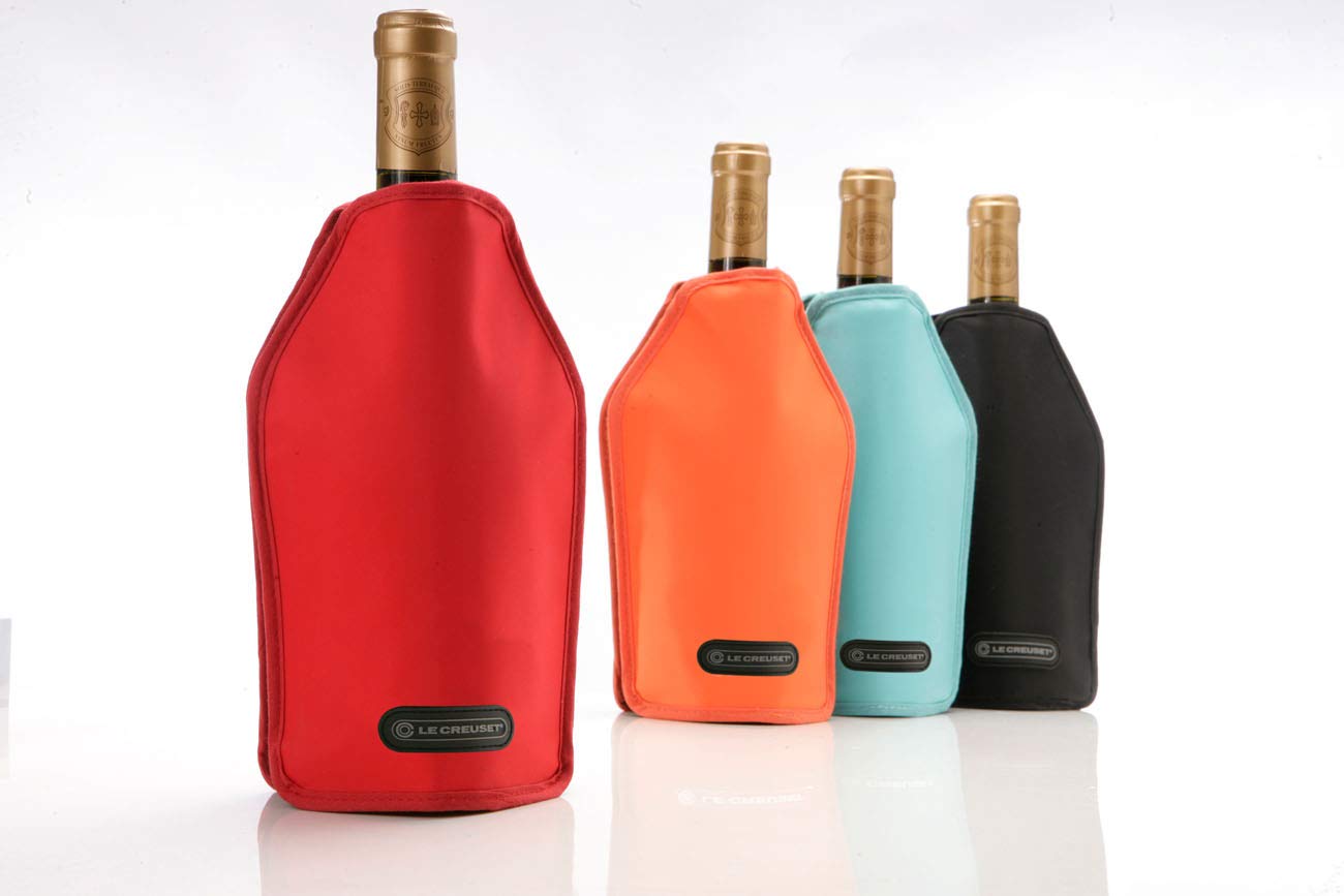 Le Creuset Wine Accessories Wine Bottle Cooler Sleeve- Black, WA126L-31, 22 x 15.5 x 2.1 cm - Image 3
